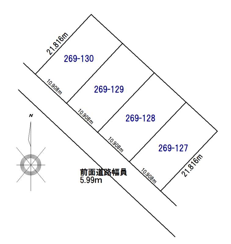 土地　神居町台場２６９ 間取り