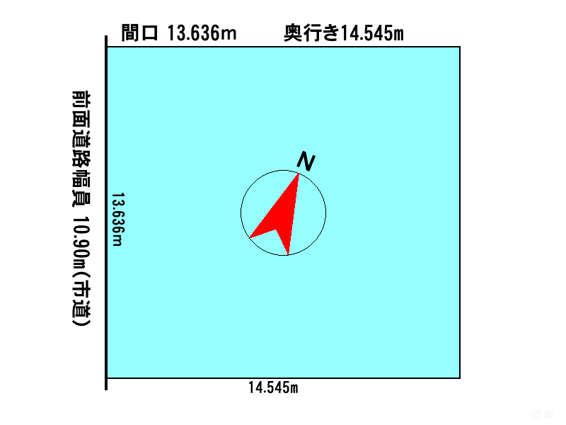 土地　高砂台7丁目 間取り