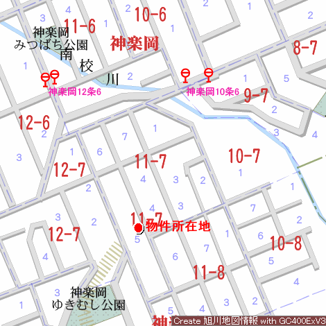 土地　神楽岡11条7丁目 周辺