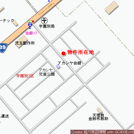 土地　当麻町宇園別1区1407-117 内観