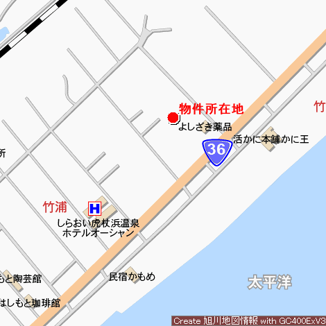 土地　白老町字竹浦 内観