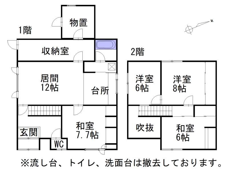 戸建　東光10条3丁目 間取り
