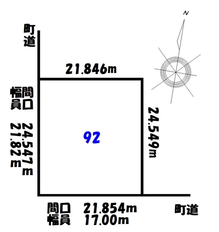土地　沼田町南1条4丁目 間取り