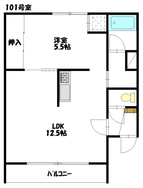 MS　スワンハイツ 間取り