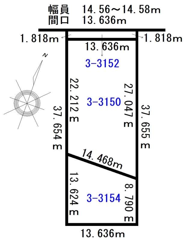 土地　神楽岡8条5丁目 間取り