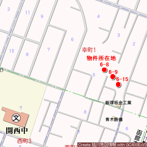 土地　滝川市幸町1丁目 内観