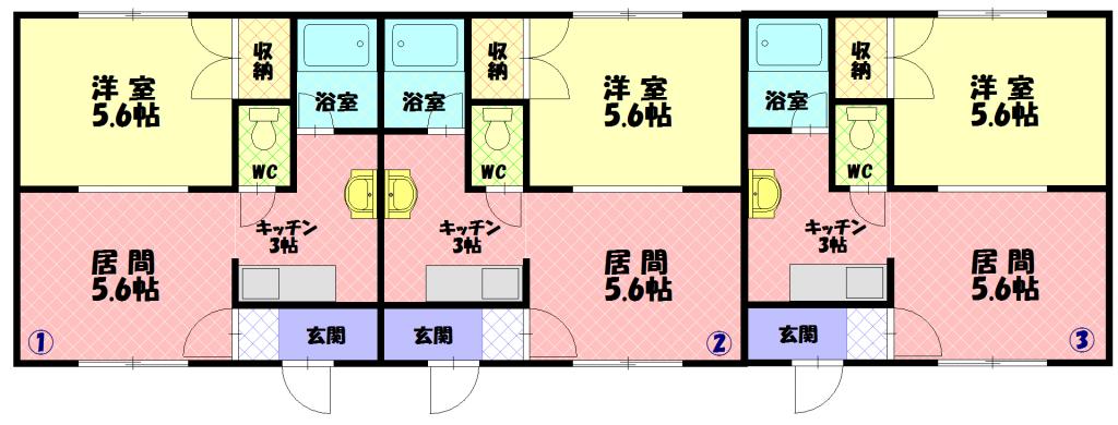 収益　コーポAYAⅡ 間取り