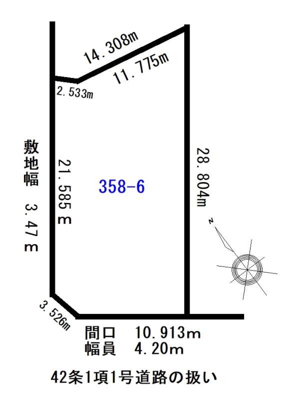 土地　7条通24丁目 間取り