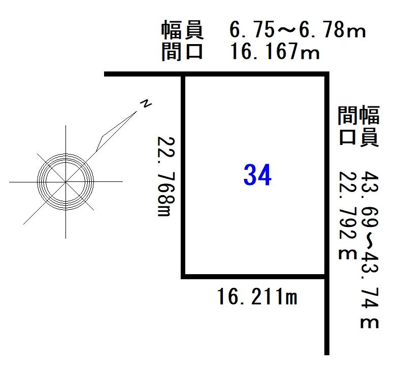 土地　春光5条2丁目 間取り