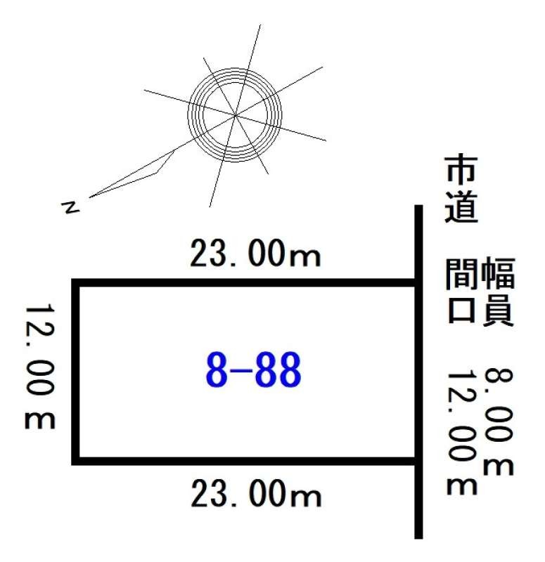 土地　忠和4条3丁目 間取り