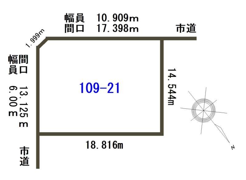 土地　神居1条6丁目 間取り