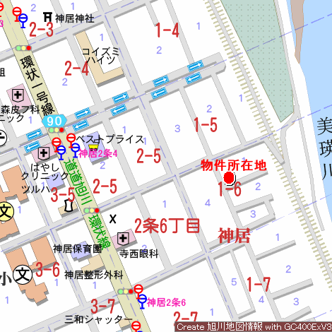 土地　神居1条6丁目 内観