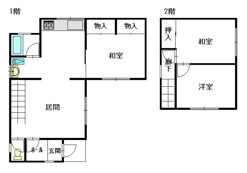 戸建　忠和3条5丁目 間取り