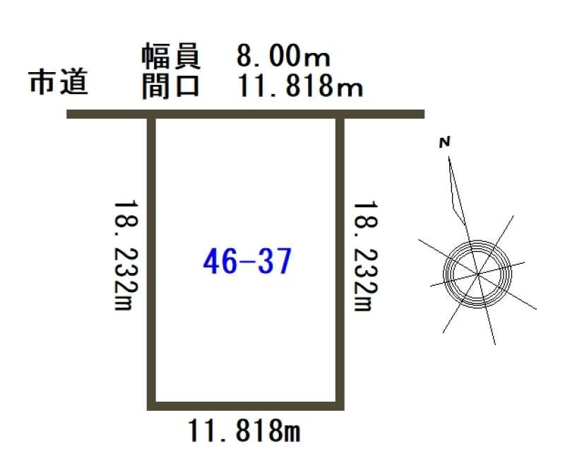 土地　東光11条8丁目 間取り