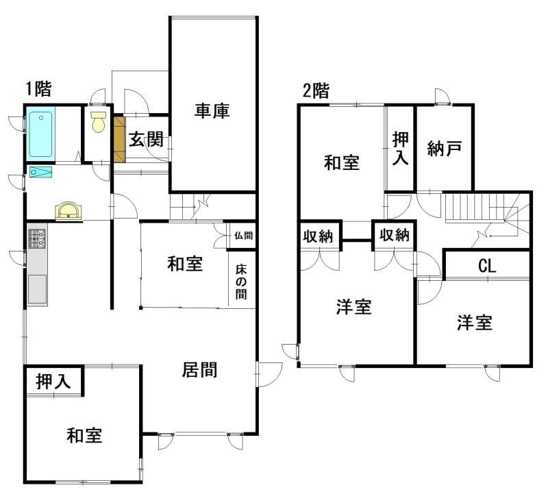 戸建　豊岡8条2丁目 間取り