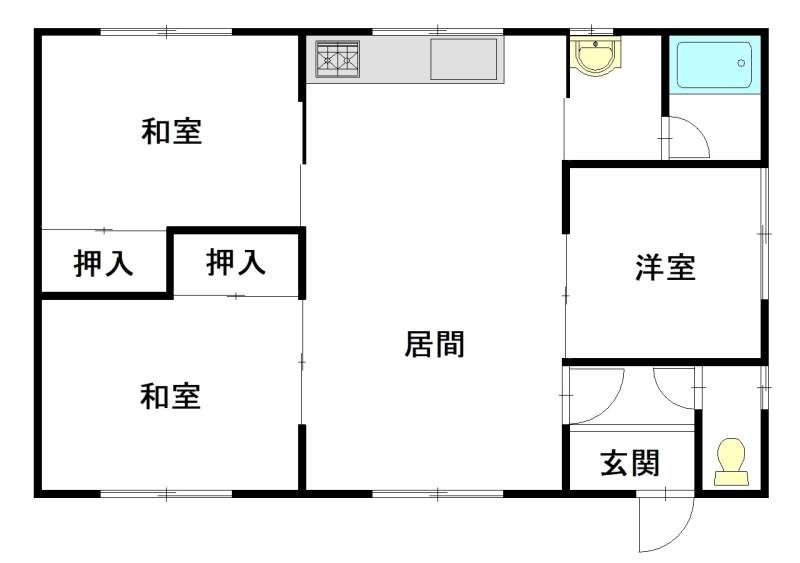 収益　五十嵐マンション 間取り