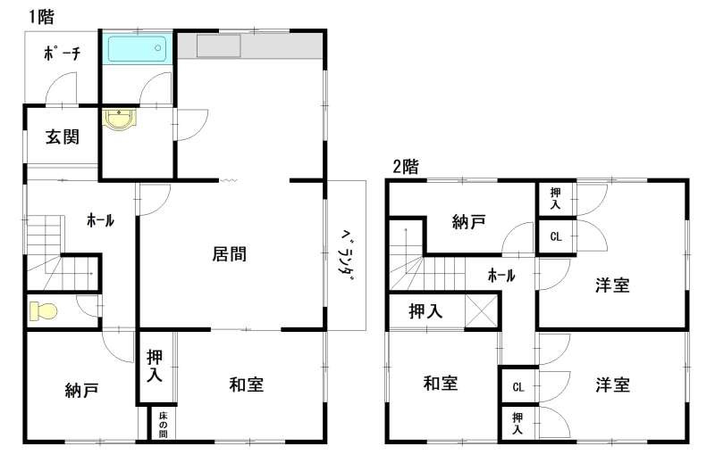 戸建　忠和7条5丁目 間取り