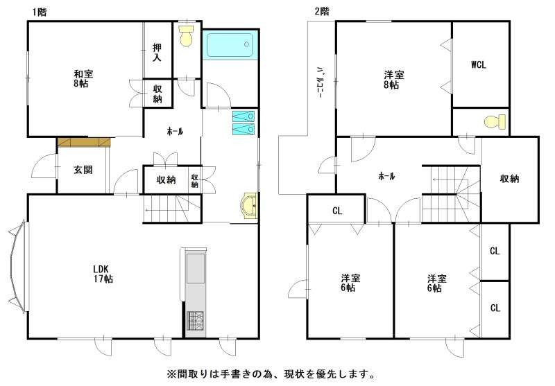 戸建　苫小牧市美原町1丁目 間取り