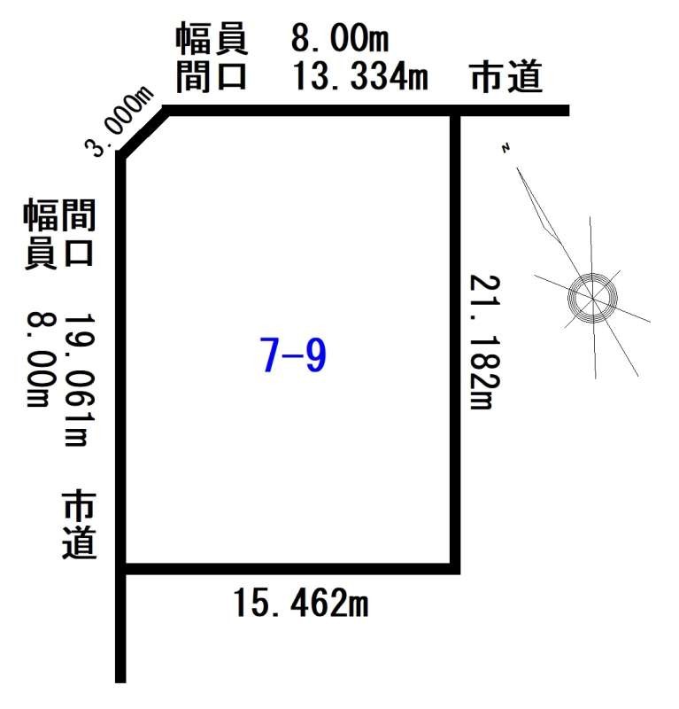 土地　春光台4条9丁目 間取り