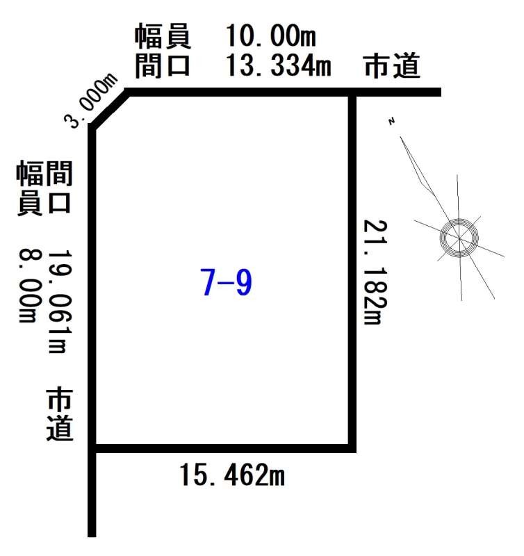 土地　春光台4条9丁目 間取り