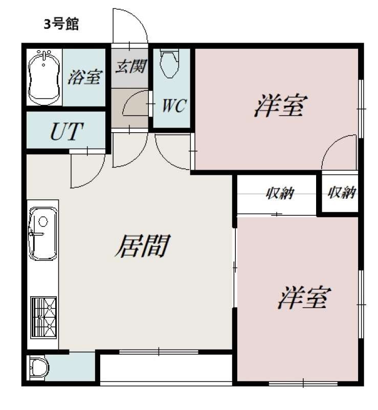 収益　永山1・2・3号館 間取り
