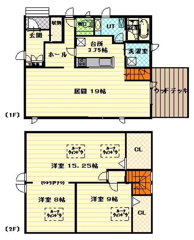 戸建　西御料3条2丁目 間取り