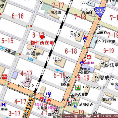 土地　6条通17丁目81-33,-34,-35 内観