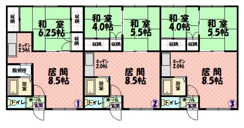 収益　シティハイムパセオ 間取り