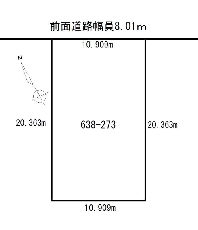土地　東鷹栖2条4丁目 間取り