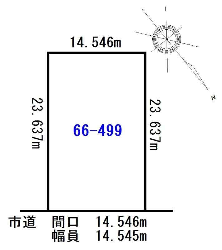 土地　忠和5条1丁目 間取り
